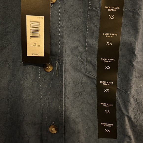 Navy banana republic button up tee - Picture 3 of 5